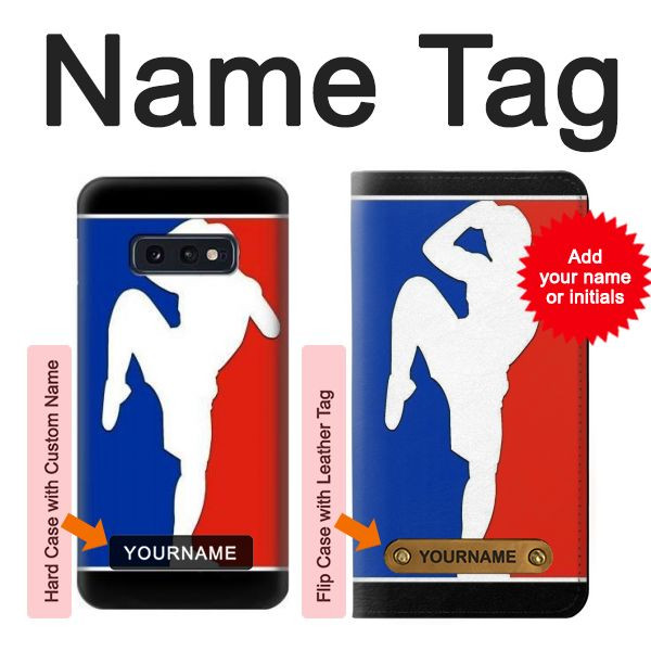 S2278 Muay Thai Kickboxing MMA Martial Art White Case For Samsung Galaxy S10e